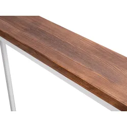 Konsola, toaletka z drewnianym blatem  SK2